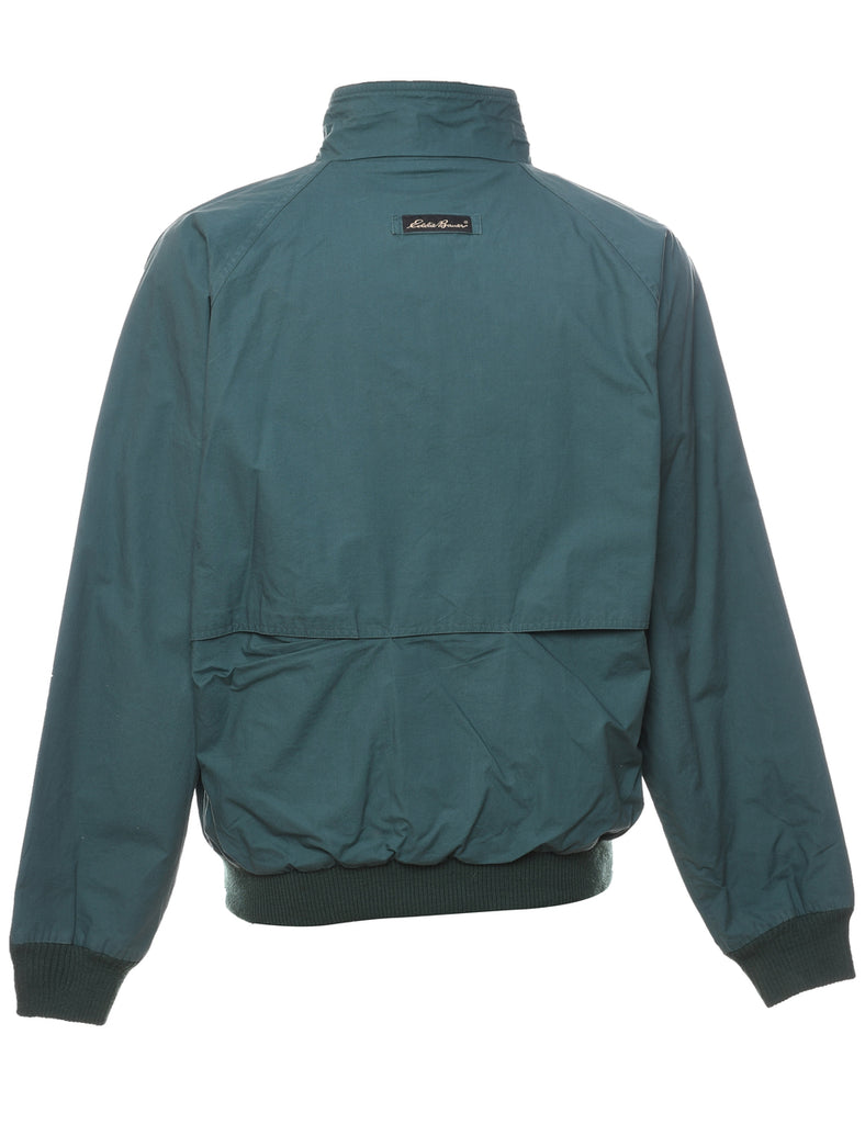 Eddie Bauer Dark Green Zip-Front Jacket - M