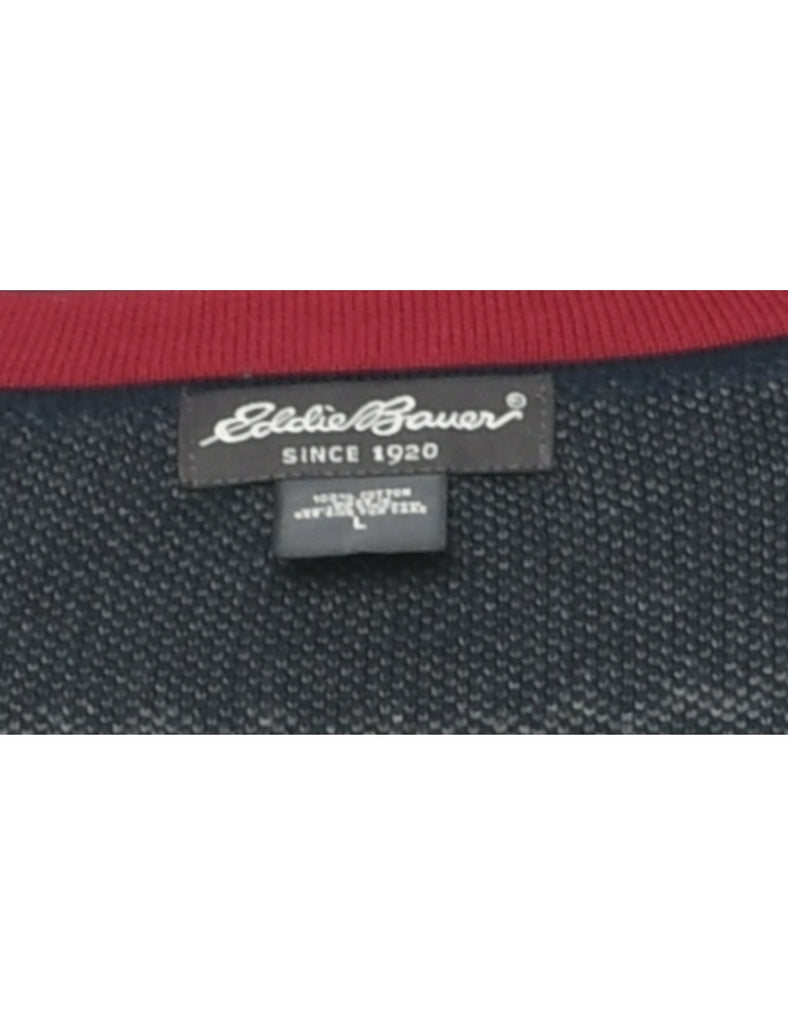 Eddie Bauer Navy Jumper - L