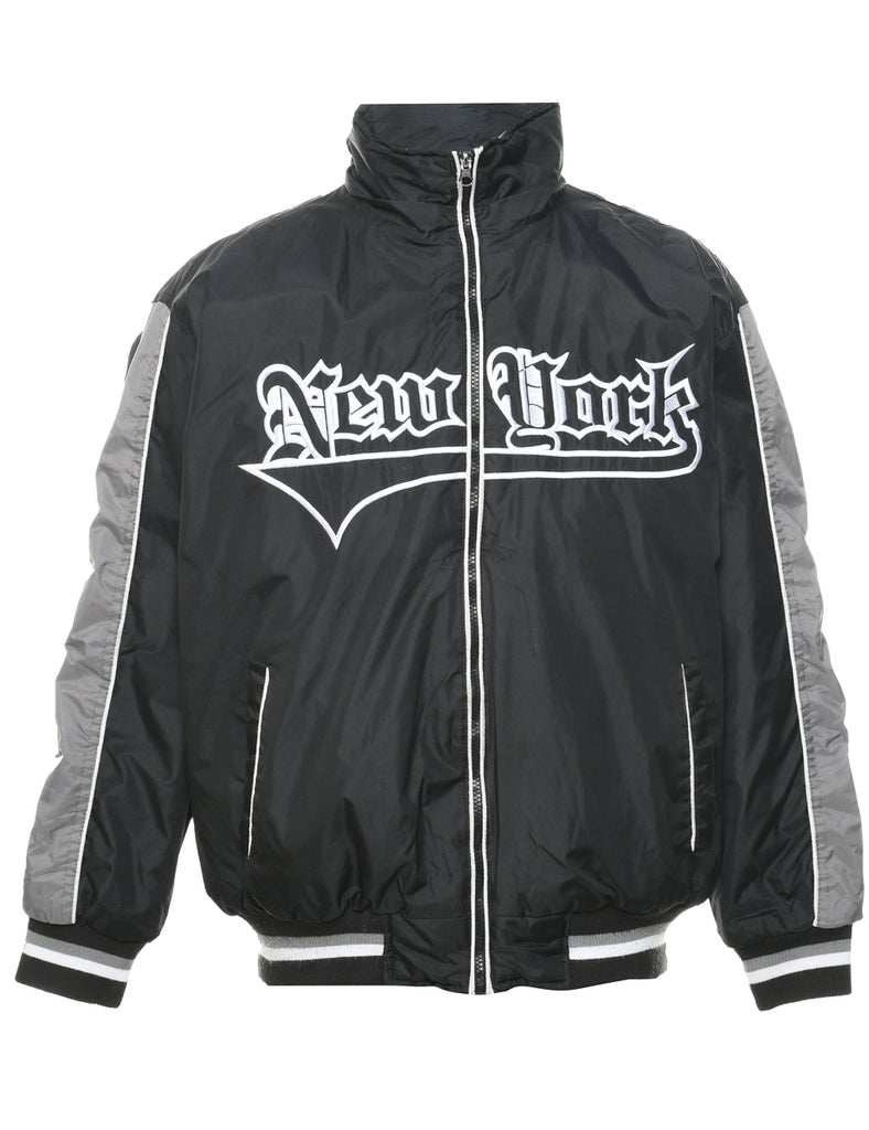 Embroidered New York Jacket - L