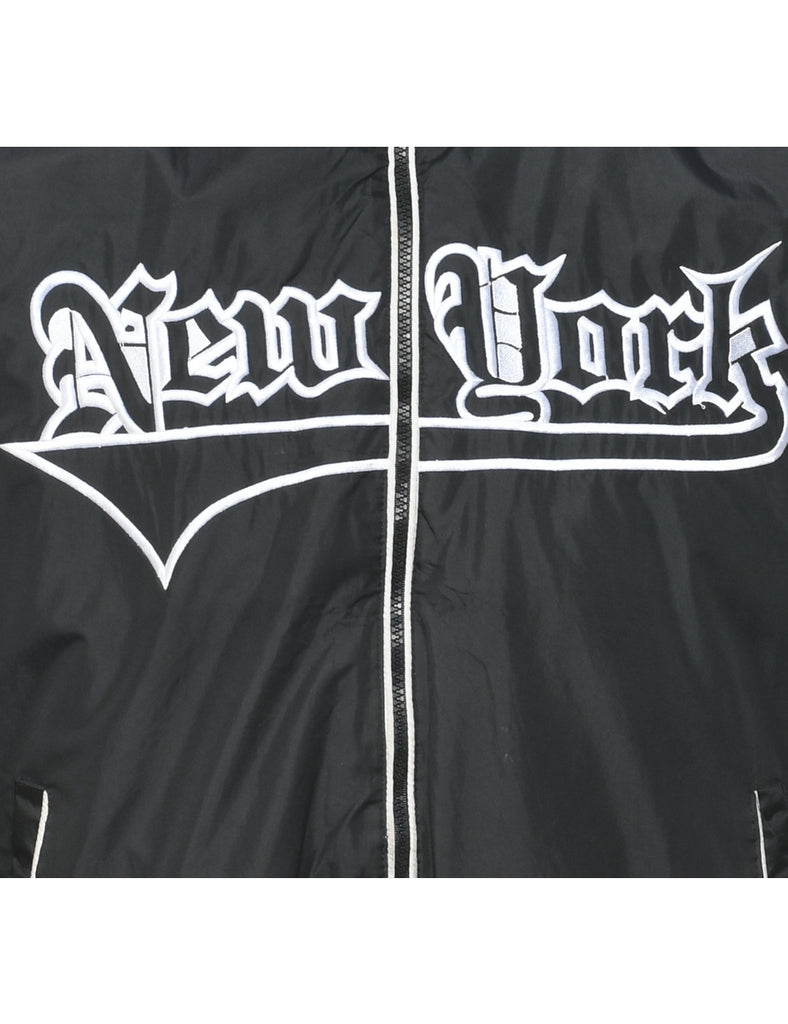 Embroidered New York Jacket - L