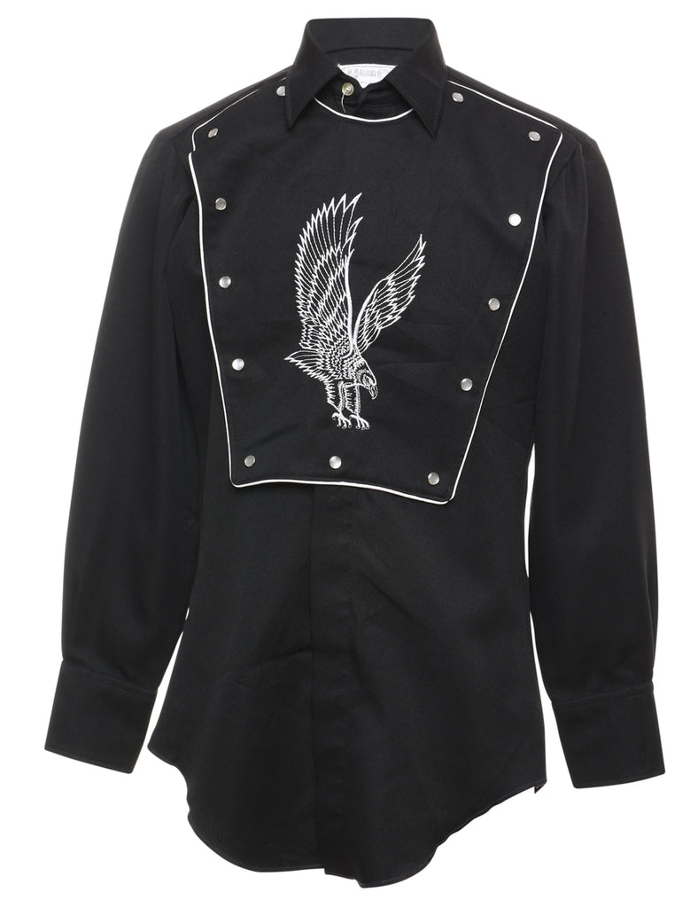 Embroidered Western Shirt - S