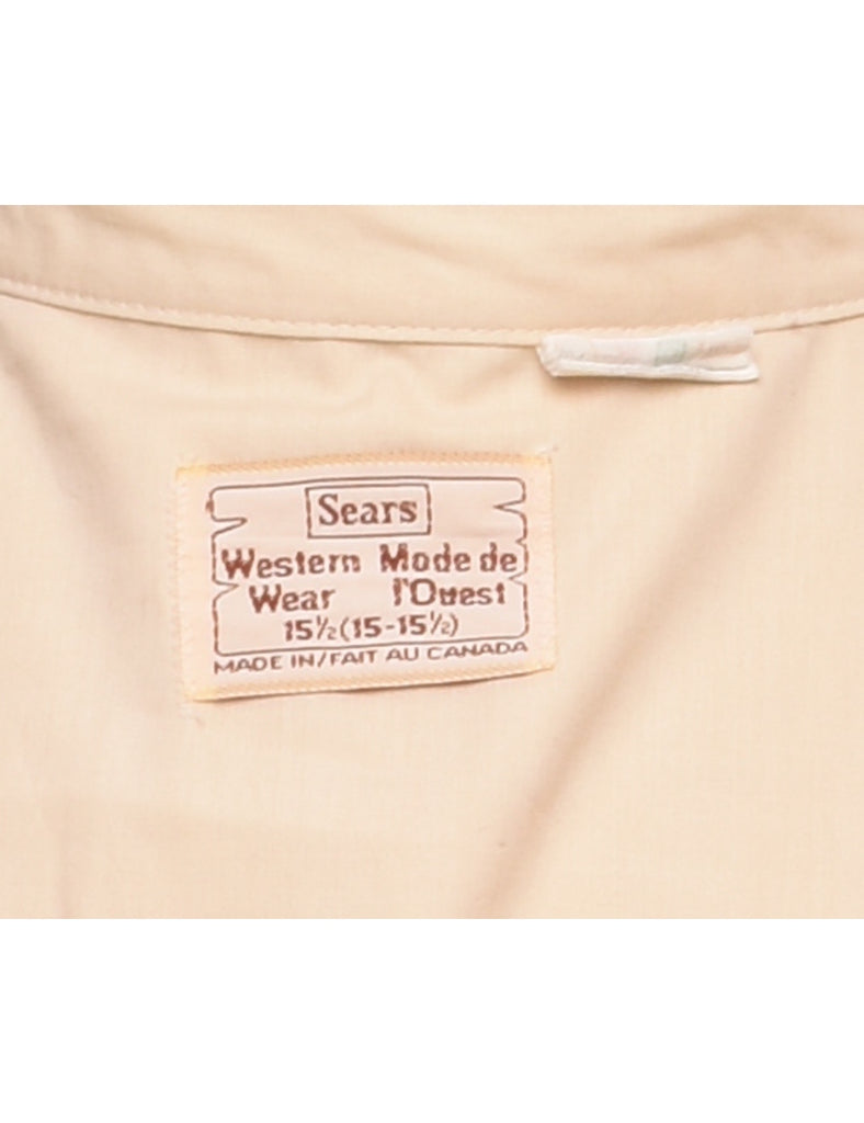 Embroidered Western Shirt - M