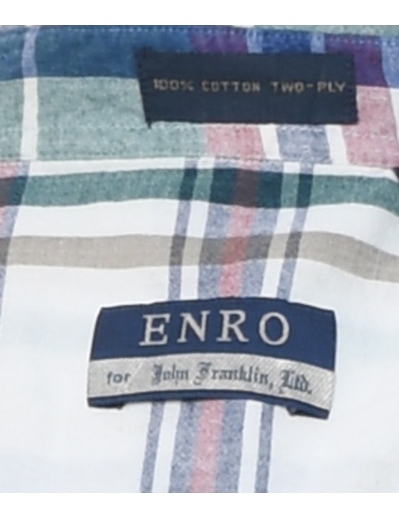 ENRO Checked Shirt - L