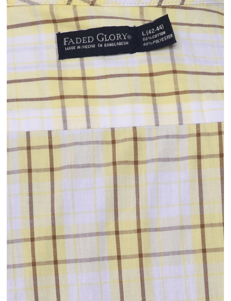 Faded Glory Checked Shirt - L