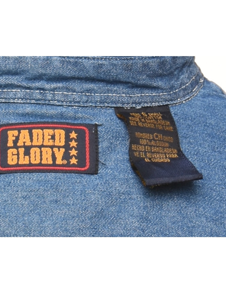 Faded Glory Denim Shirt - S