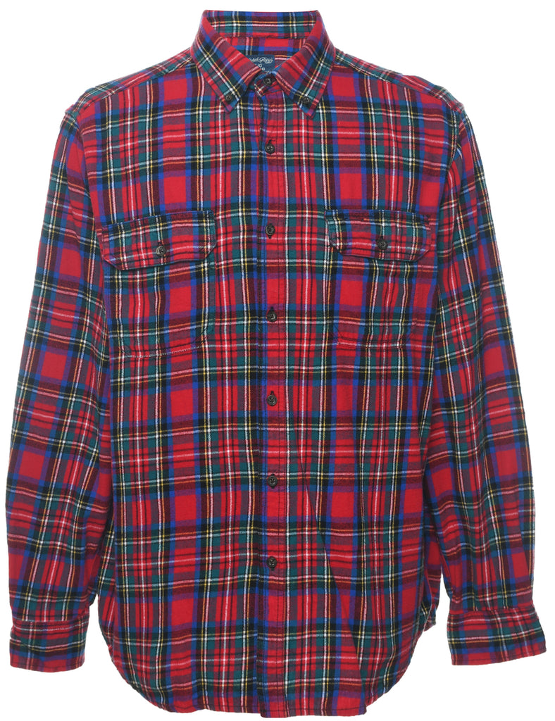 Faded Glory Multi-Colour Flannel Checked Shirt - L