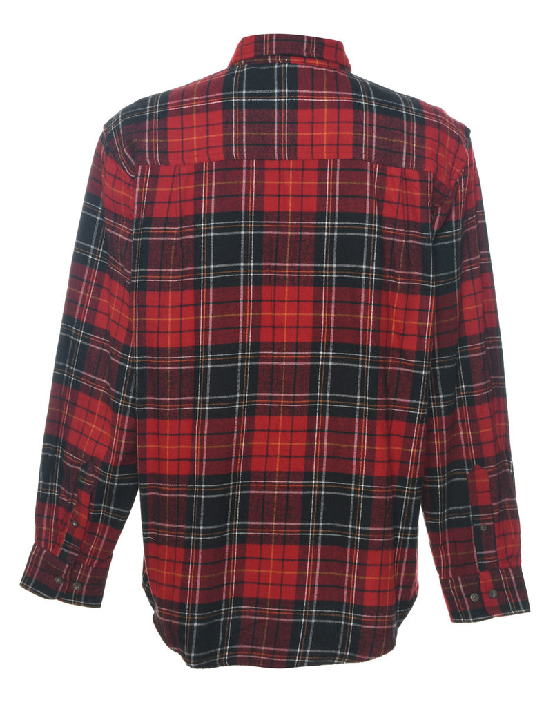 Faded Glory Red Tartan Shirt - M
