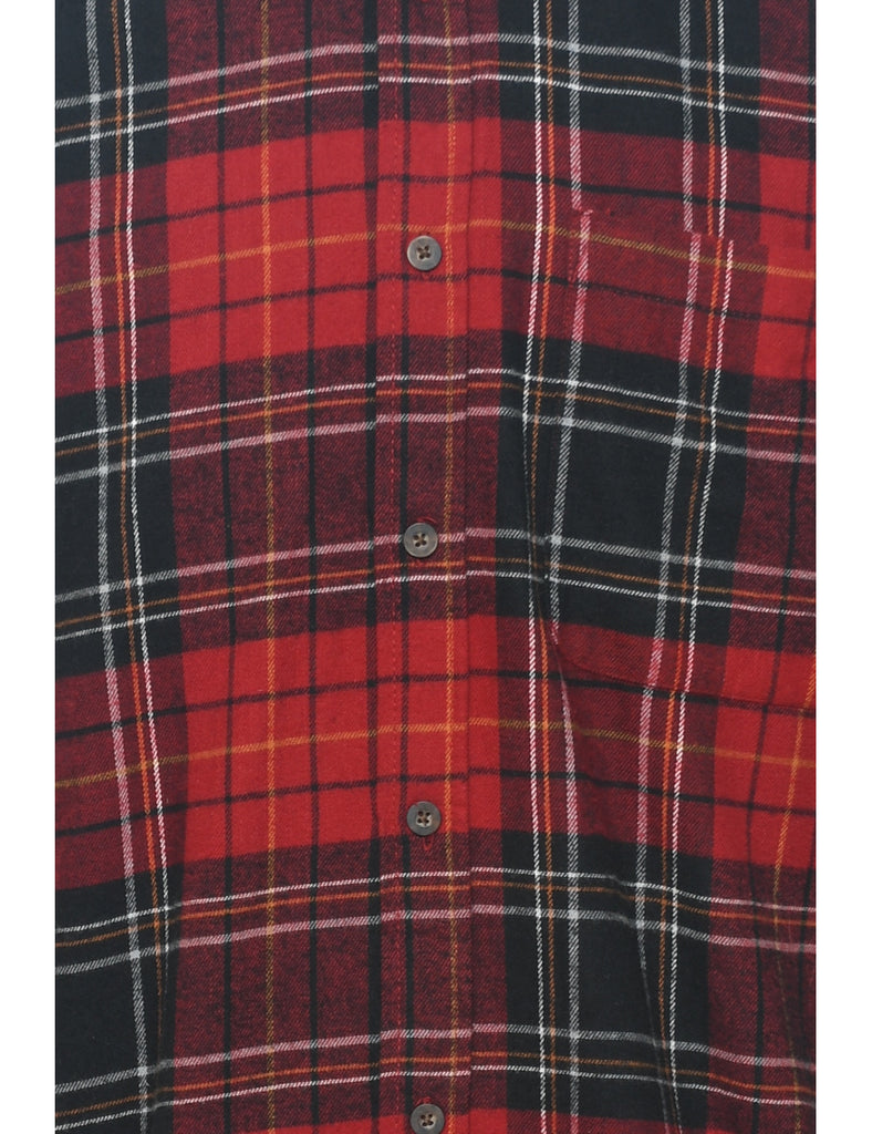 Faded Glory Red Tartan Shirt - M