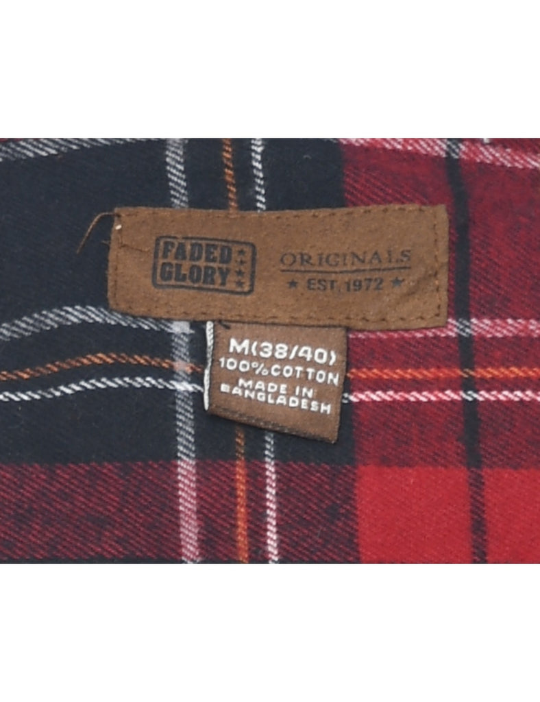 Faded Glory Red Tartan Shirt - M
