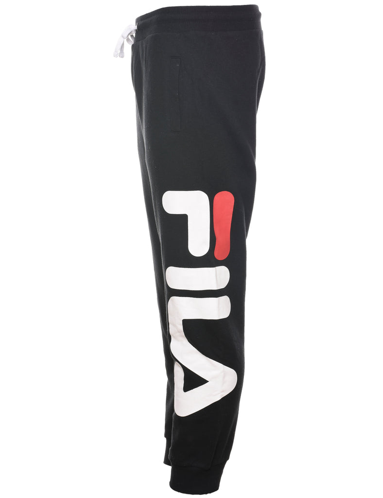 Fila Black, Red & White Jogging Bottoms - W30 L28