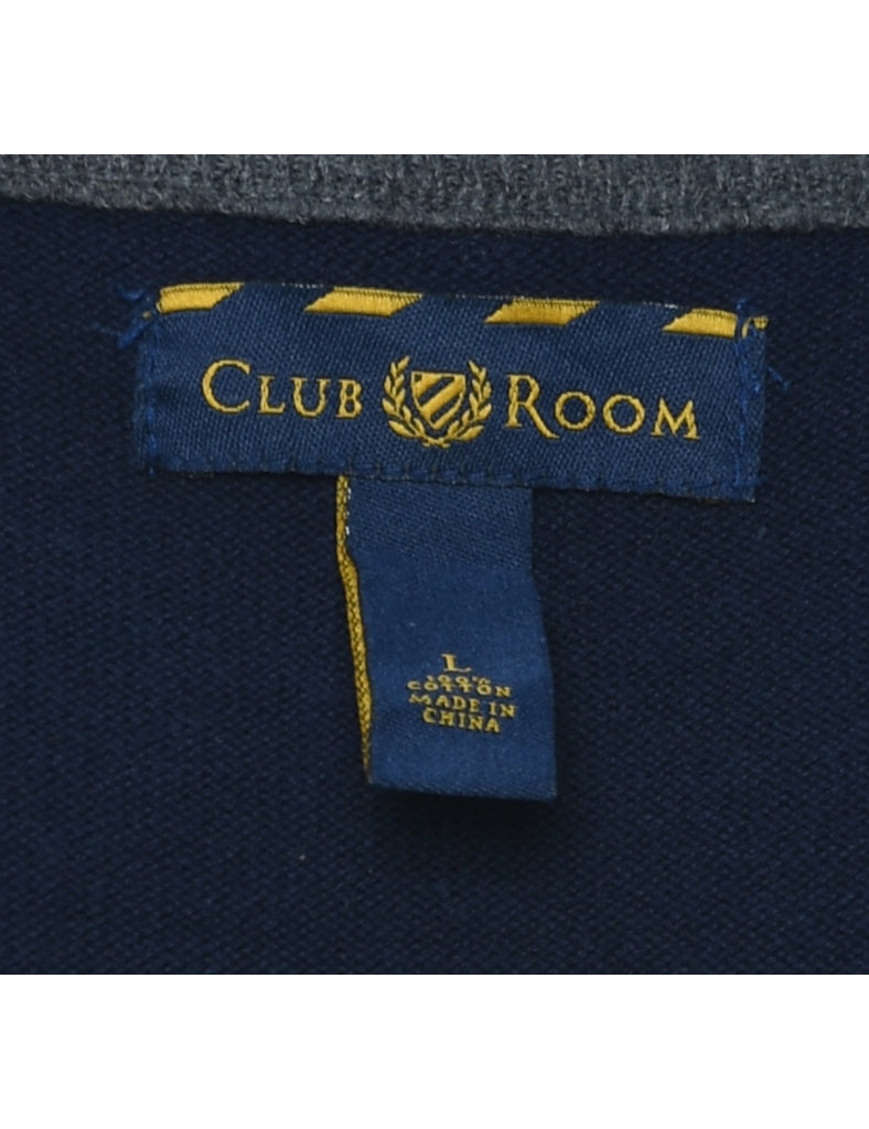 Fine Knit Sweater Vest - L