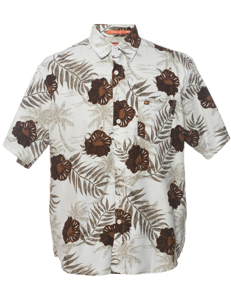 Floral Hawaiian Shirt - M