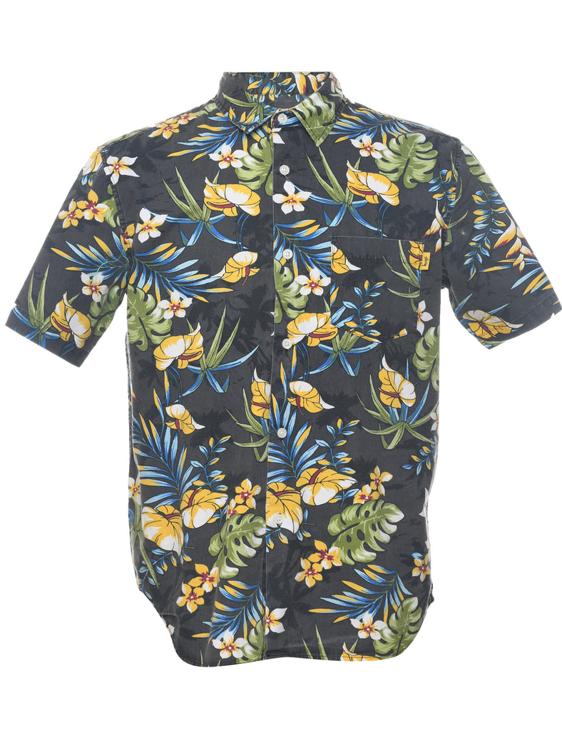 Floral Hawaiian Shirt - M