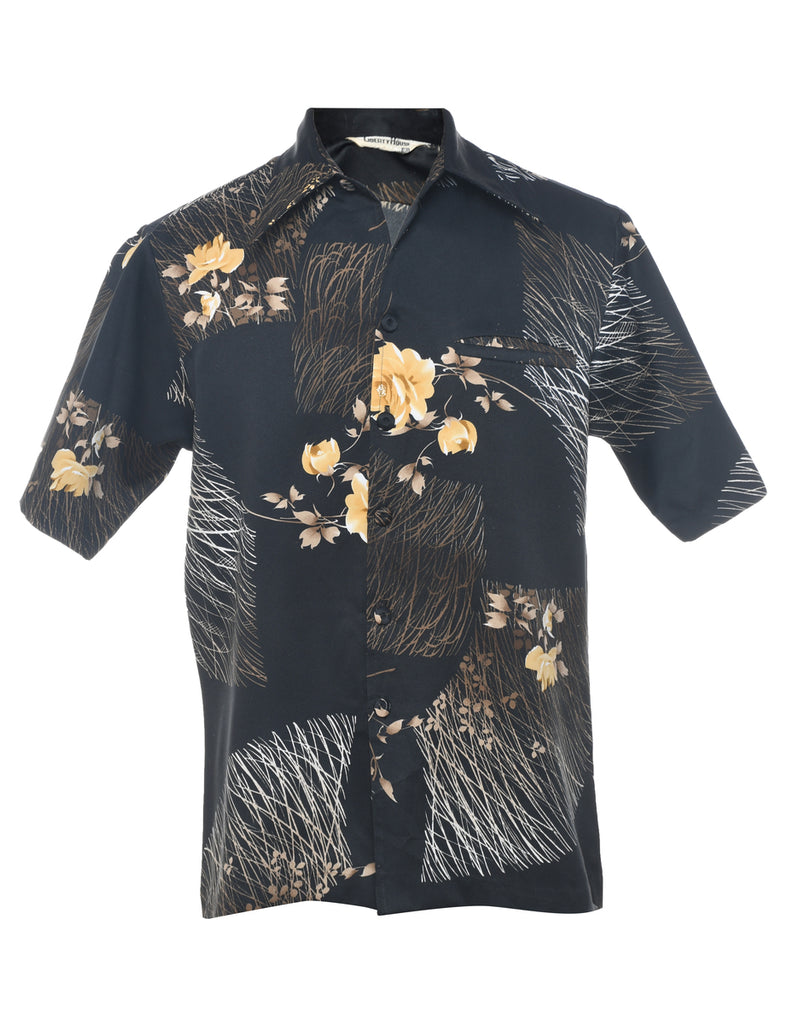 Floral Hawaiian Shirt - L