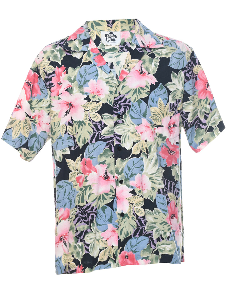 Floral Hawaiian Shirt - XL