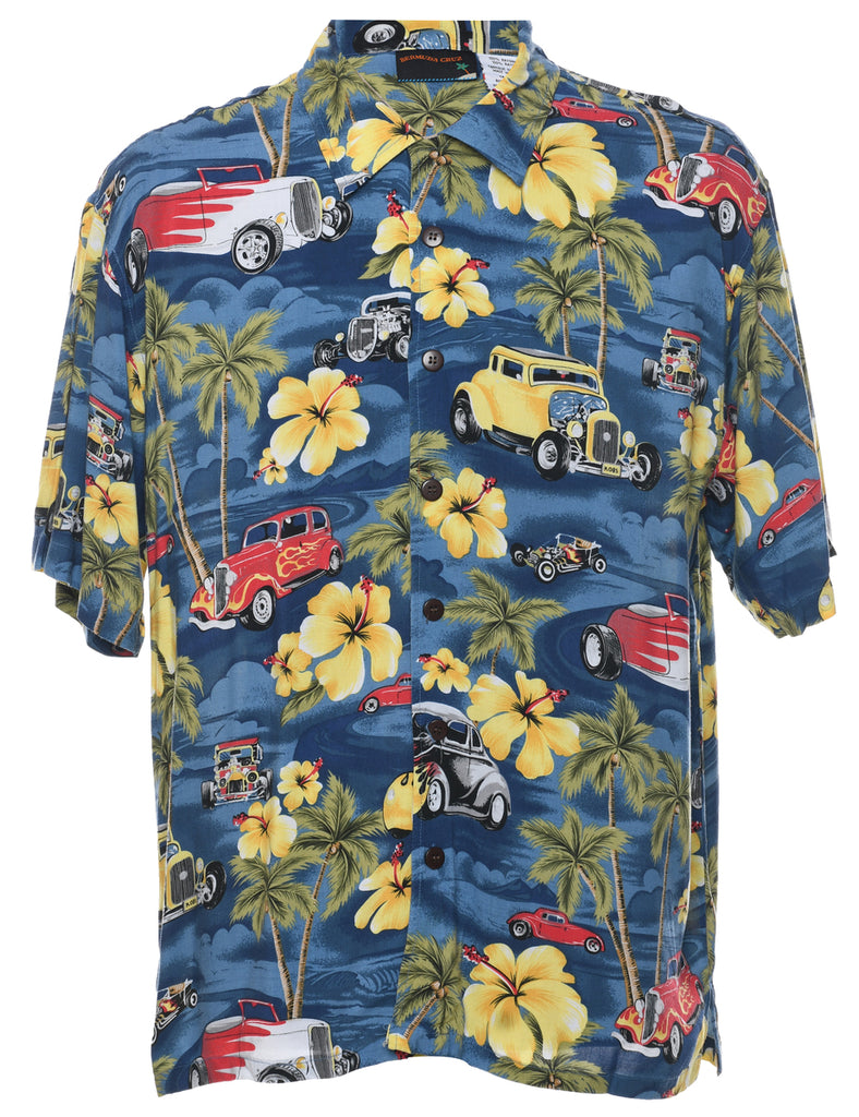 Floral Hawaiian Shirt - M