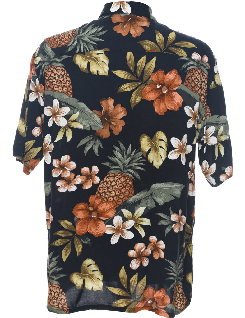 Floral Hawaiian Shirt - M