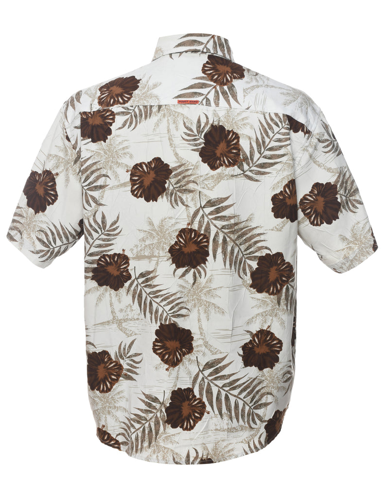 Floral Hawaiian Shirt - M