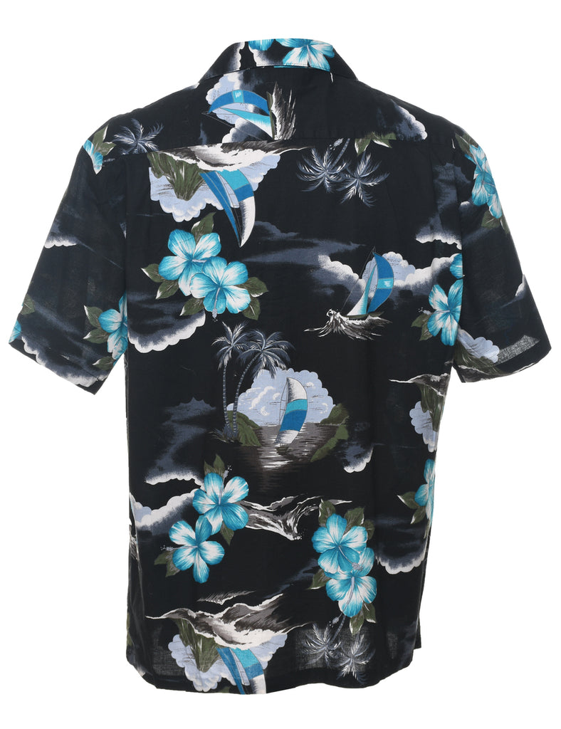 Floral Hawaiian Shirt - L