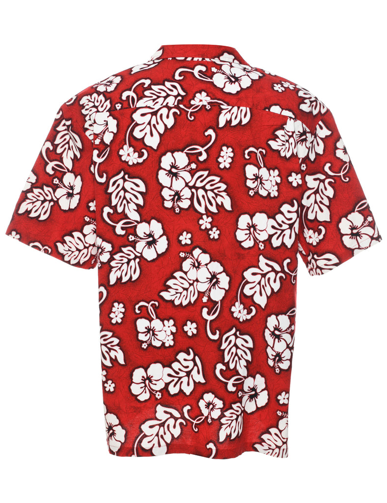 Floral Hawaiian Shirt - L