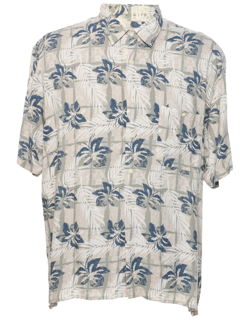 Foliage Hawaiian Shirt - L