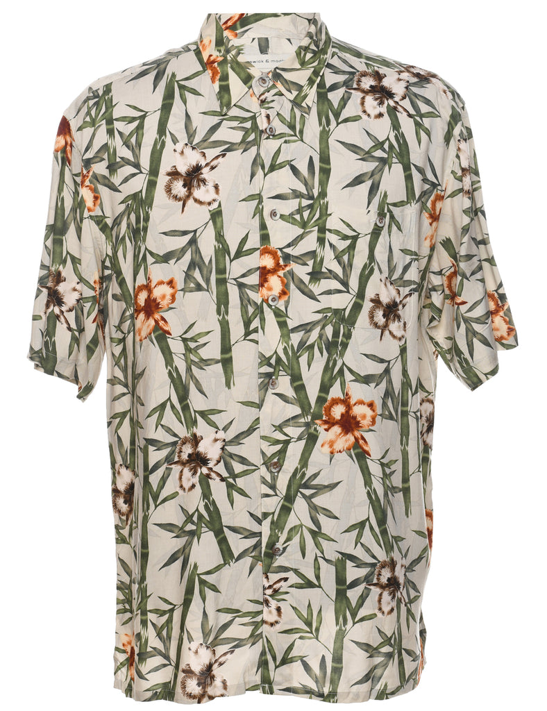 Foliage Hawaiian Shirt - L