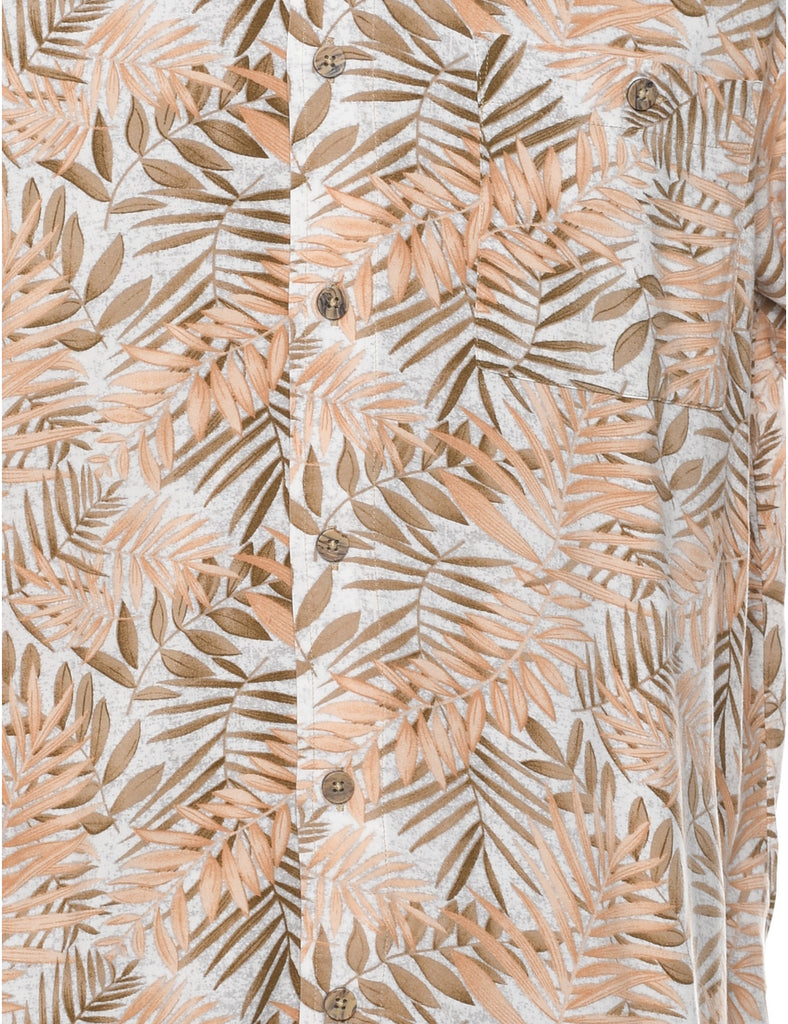 Foliage Hawaiian Shirt - M