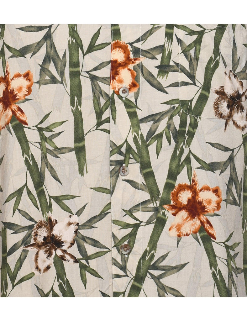 Foliage Hawaiian Shirt - L