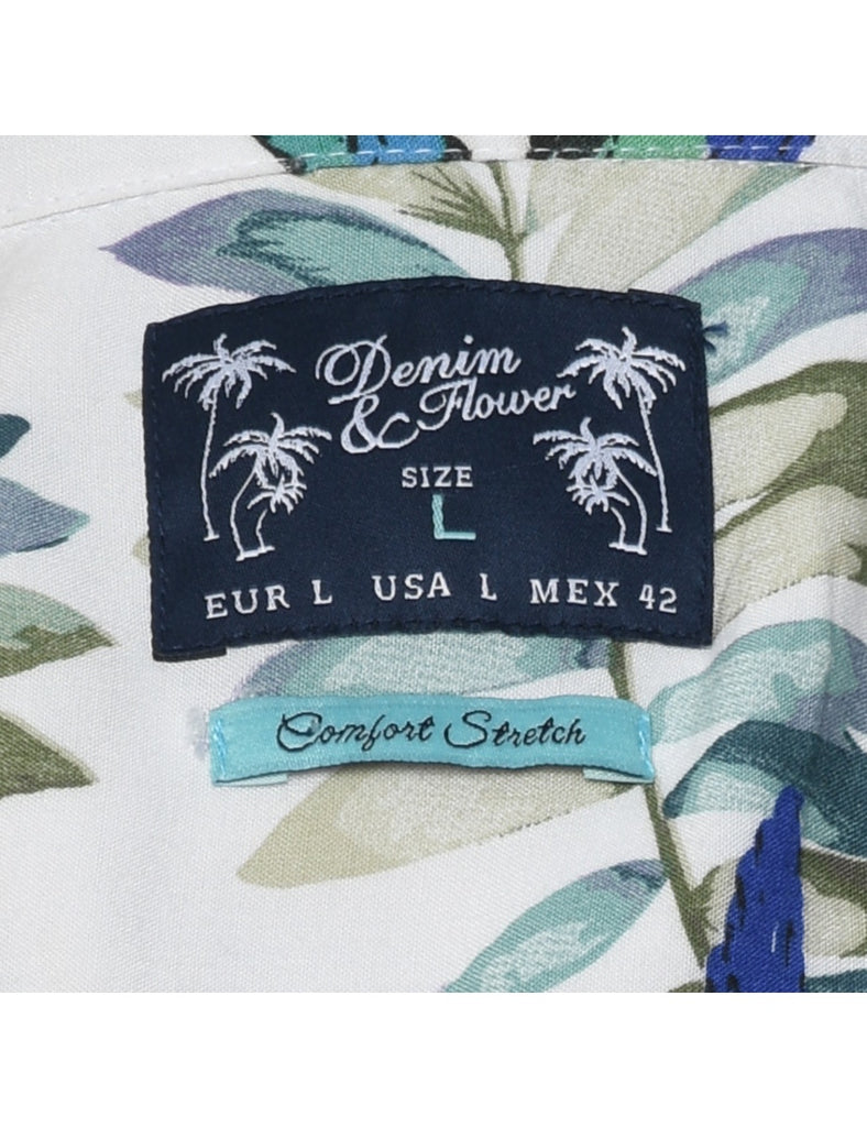 Foliage Hawaiian Shirt - L