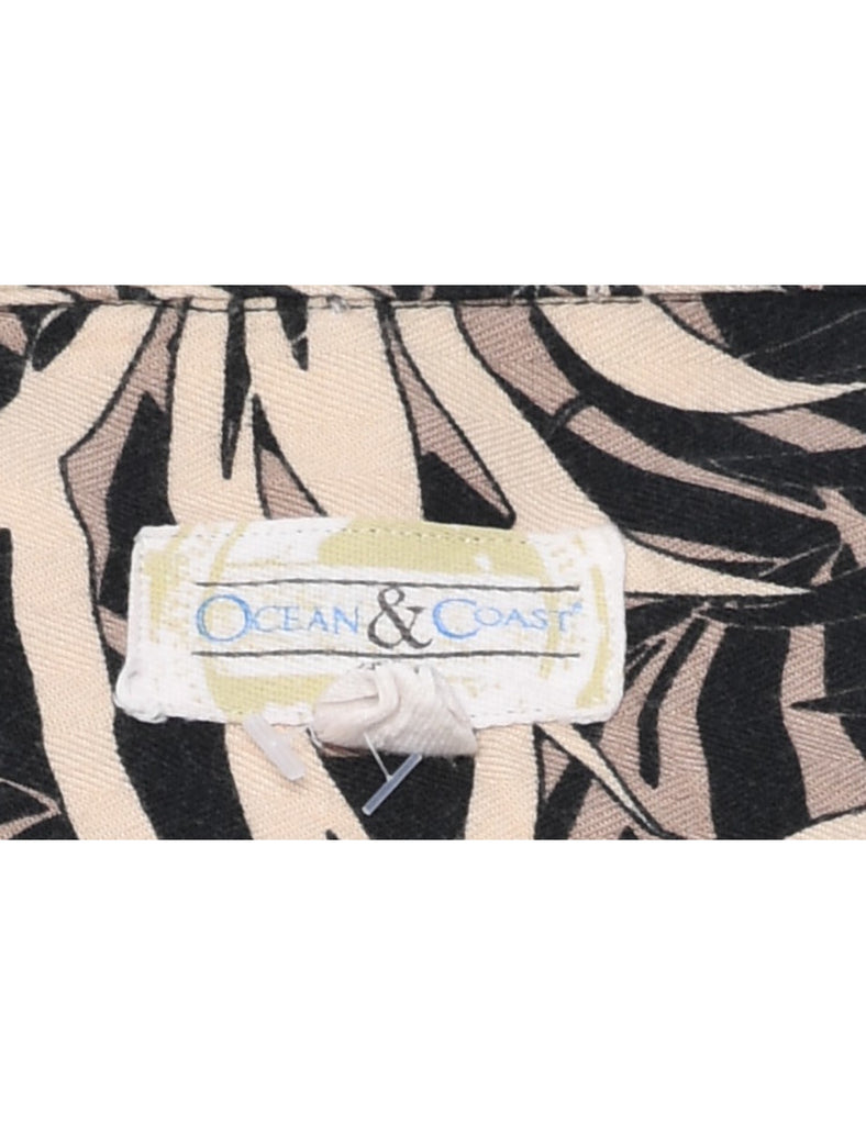 Foliage Hawaiian Shirt - L