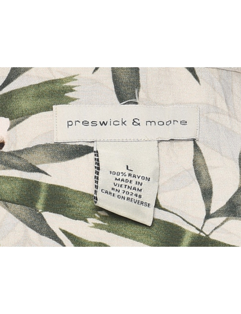 Foliage Hawaiian Shirt - L