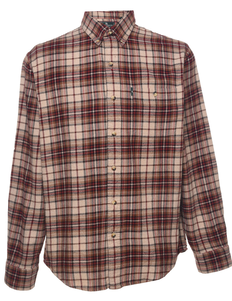 G.H. Bass Checked Shirt - M