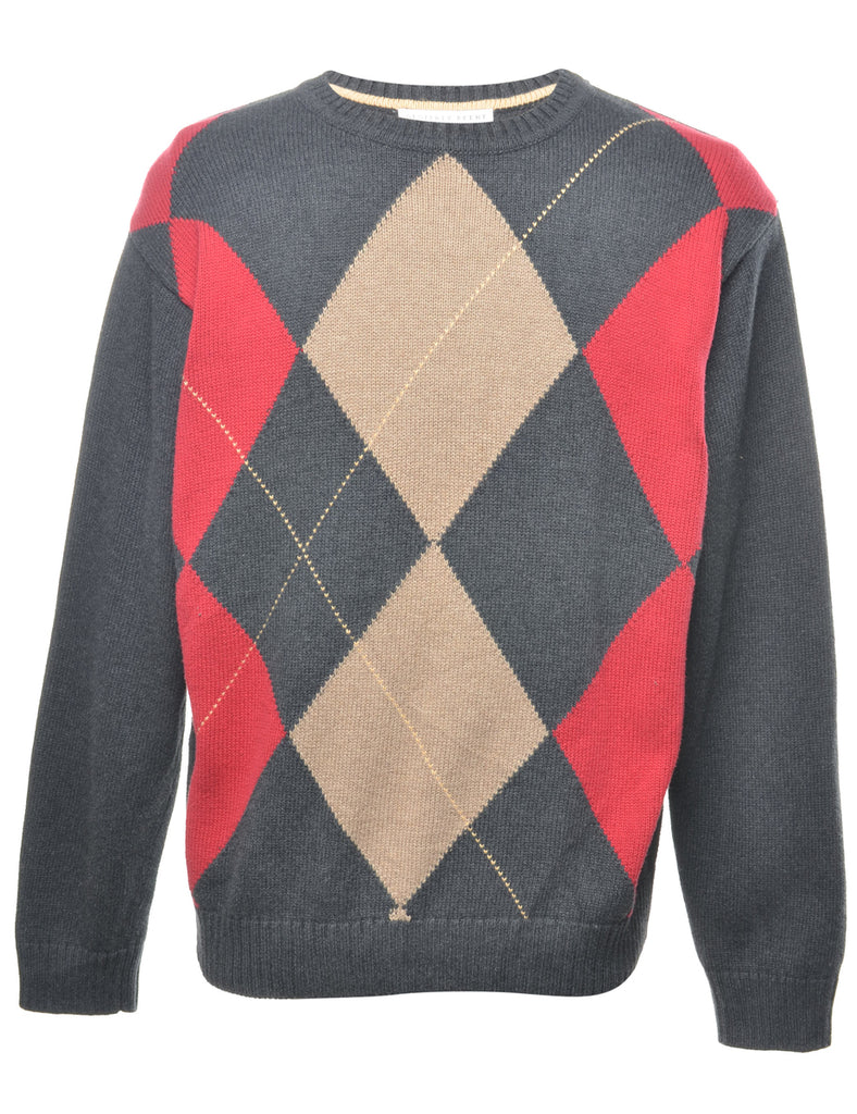Geoffrey Beene Argyle Jumper - L