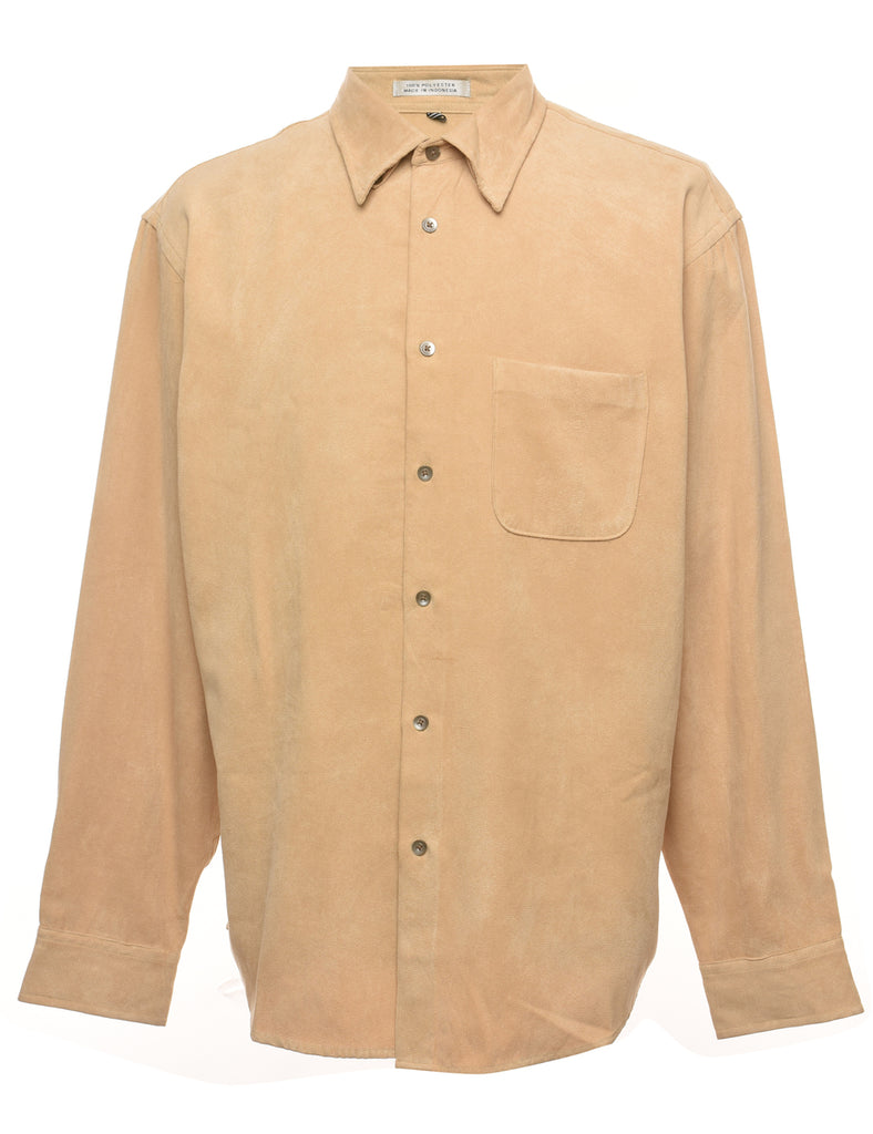 Geoffrey Beene Beige Classic Shirt - XL