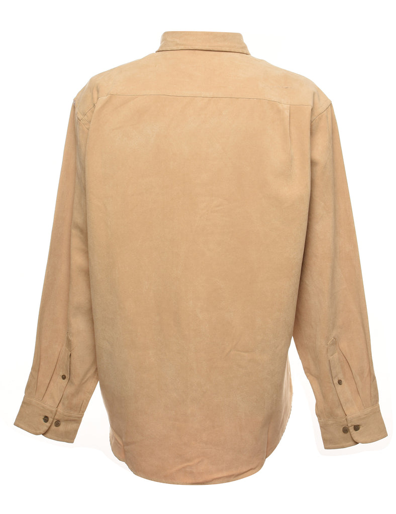 Geoffrey Beene Beige Classic Shirt - XL