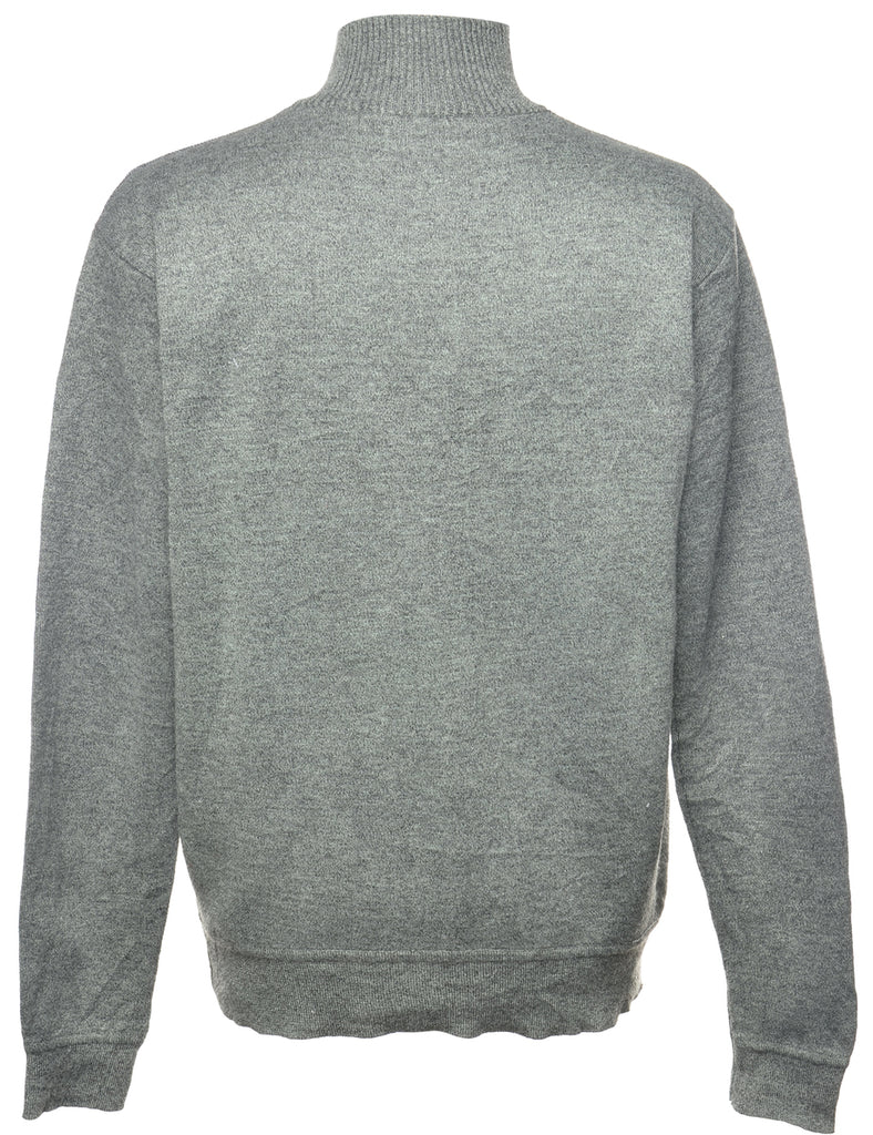 Geometric Pattern Cardigan - L