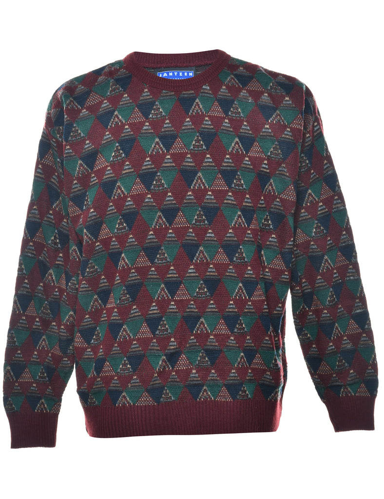 Geometric Pattern Jumper - M