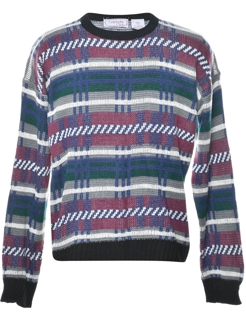 Geometric Pattern Jumper - M