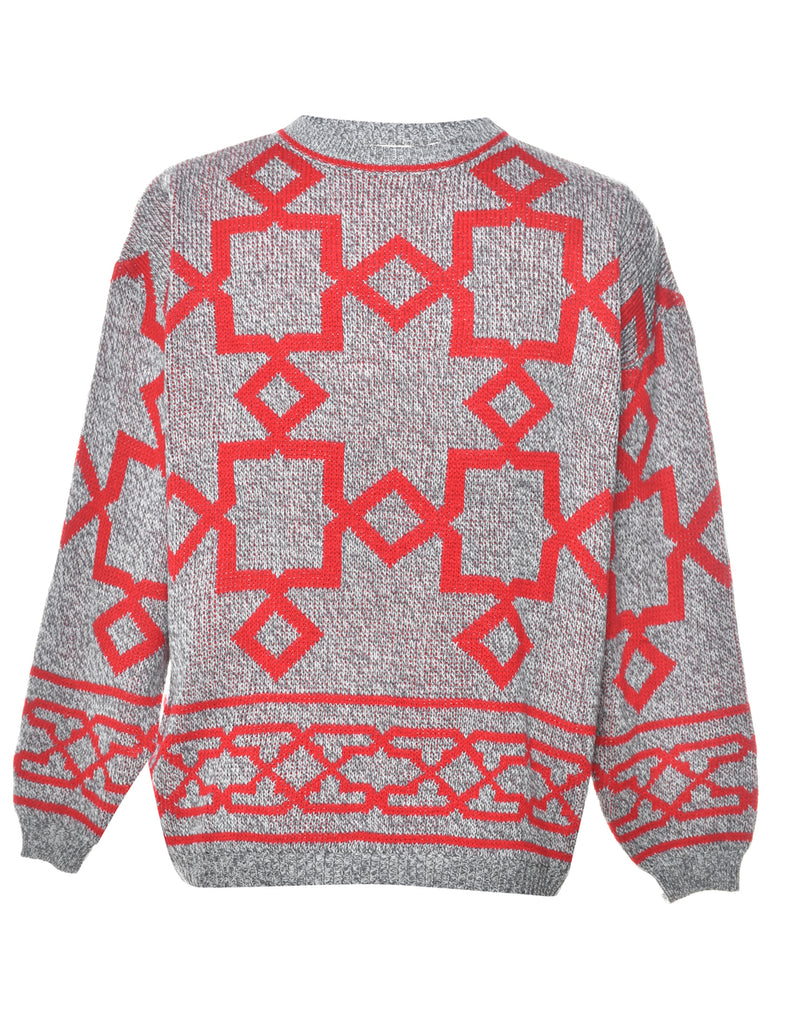 Geometric Pattern Jumper - M
