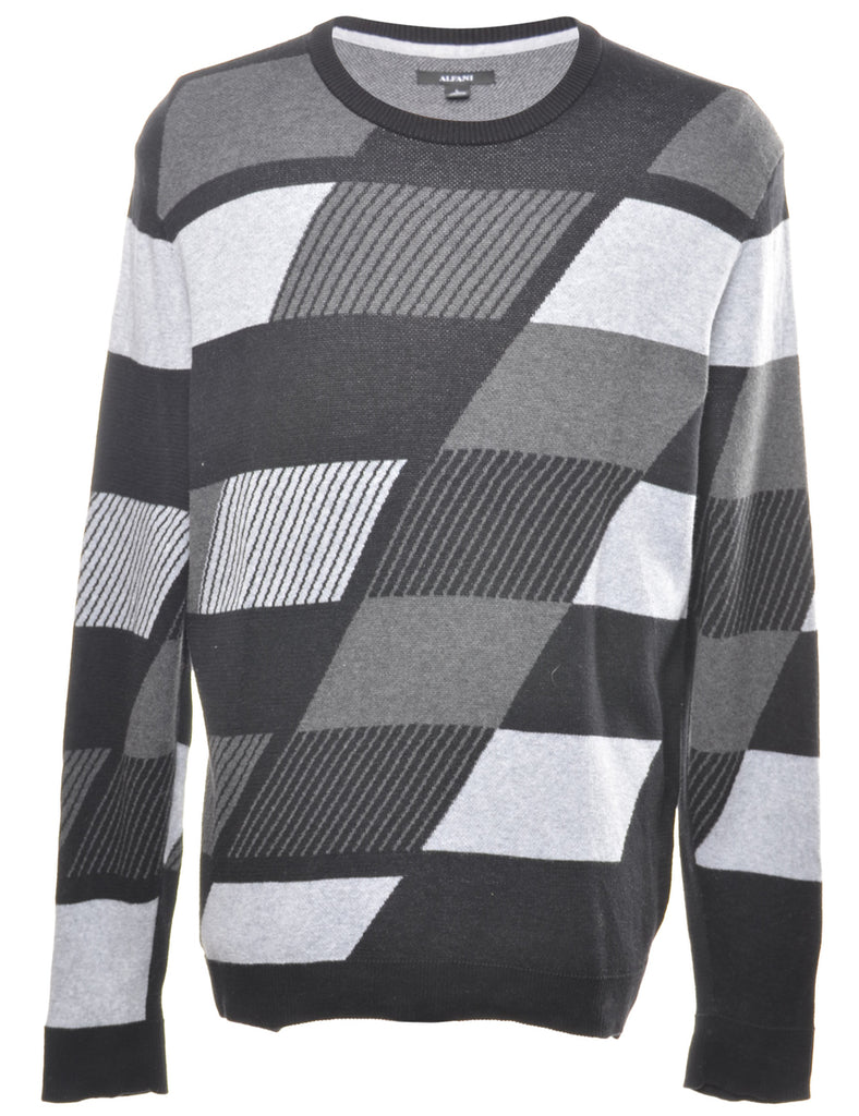 Geometric Pattern Jumper - L
