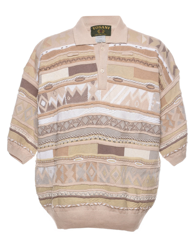 Geometric Pattern Jumper - L