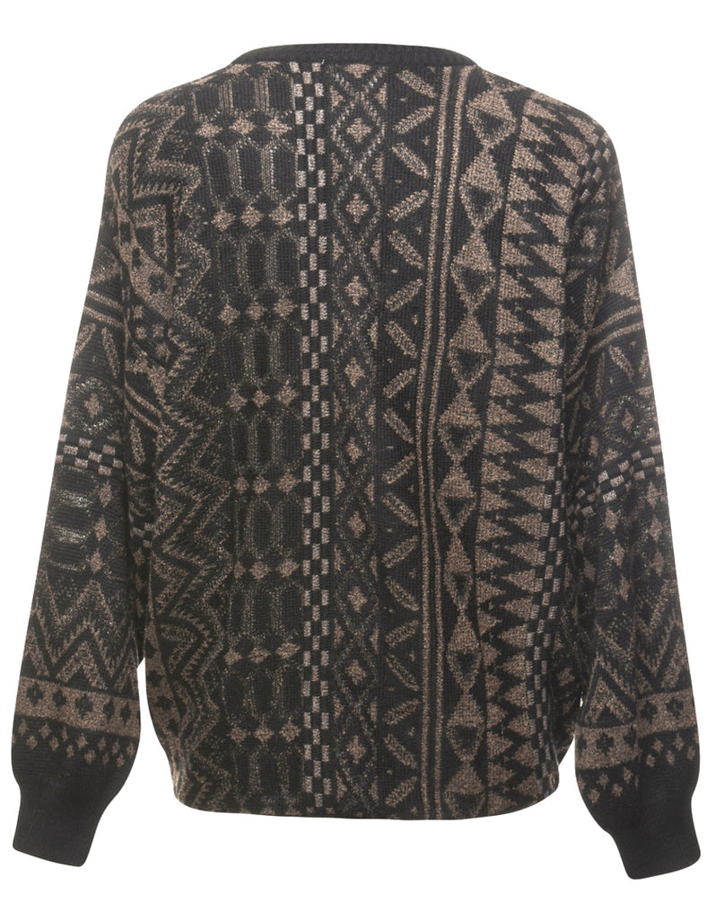 Geometric Pattern Jumper - XL