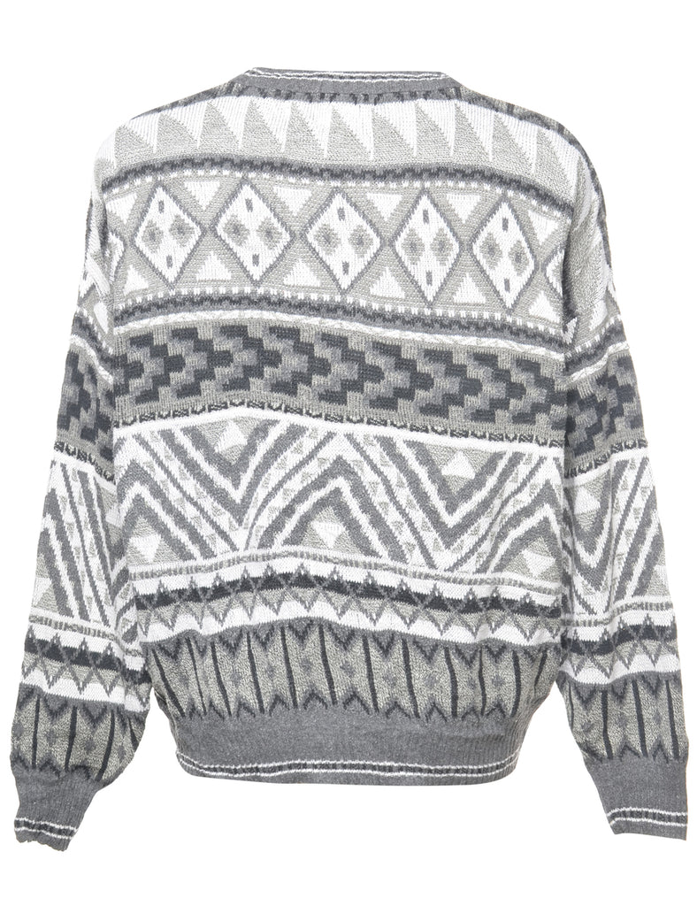 Geometric Pattern Jumper - XL