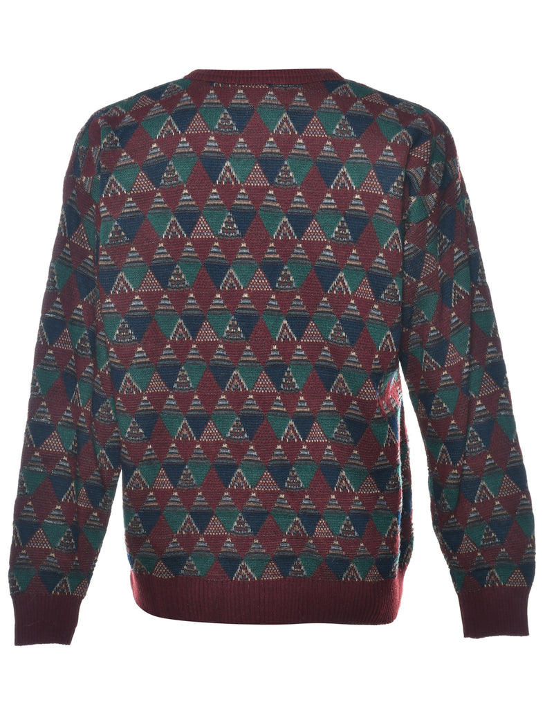 Geometric Pattern Jumper - M