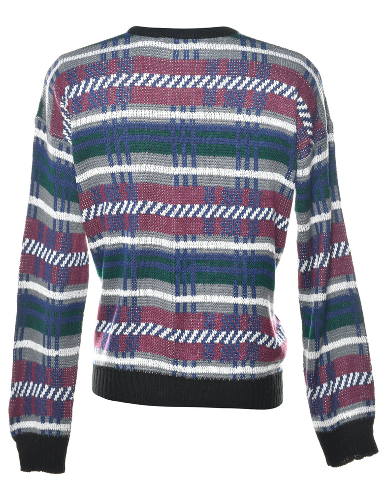 Geometric Pattern Jumper - M