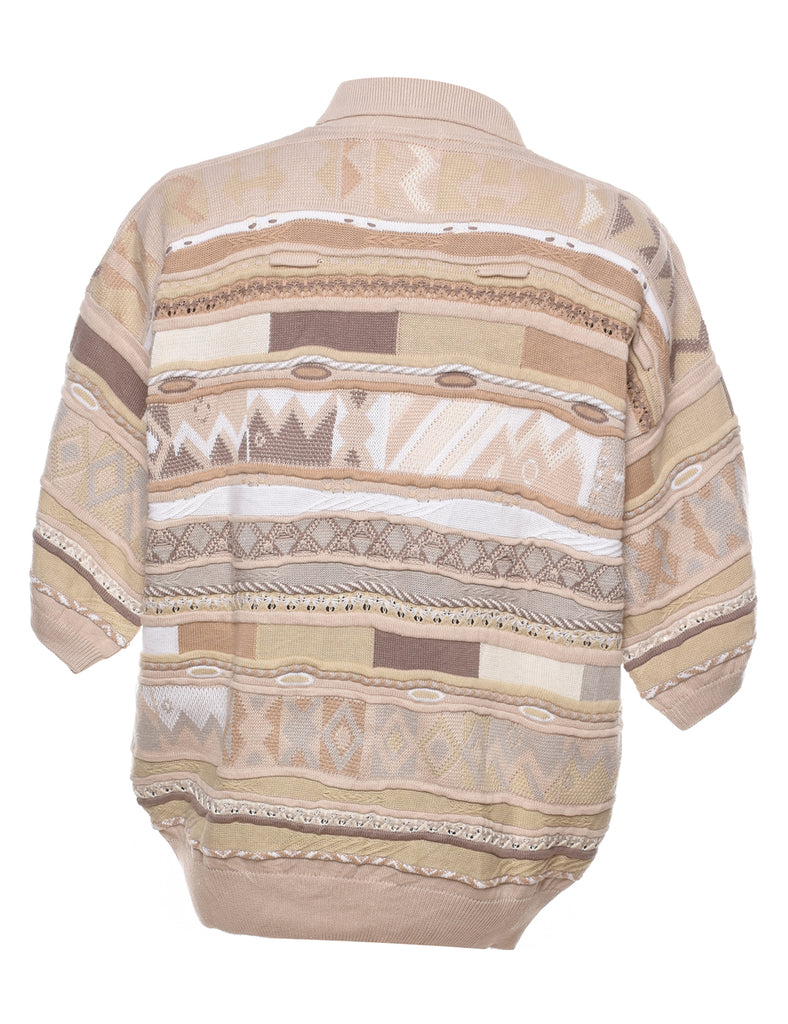 Geometric Pattern Jumper - L