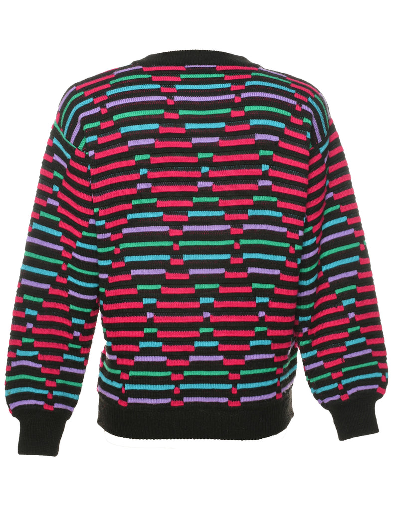 Geometric Pattern Jumper - L