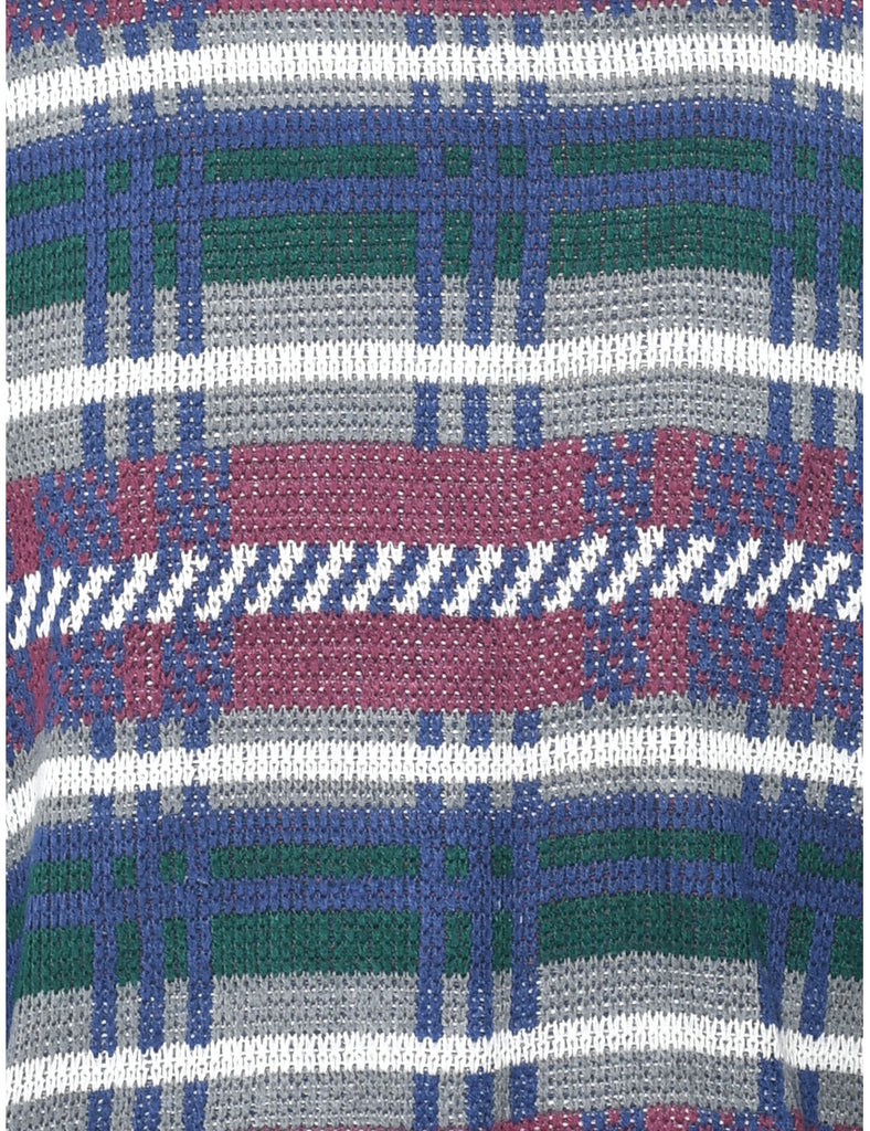 Geometric Pattern Jumper - M