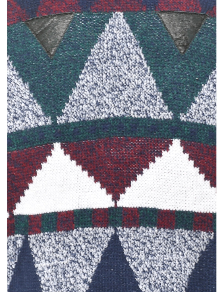Geometric Pattern Jumper - M