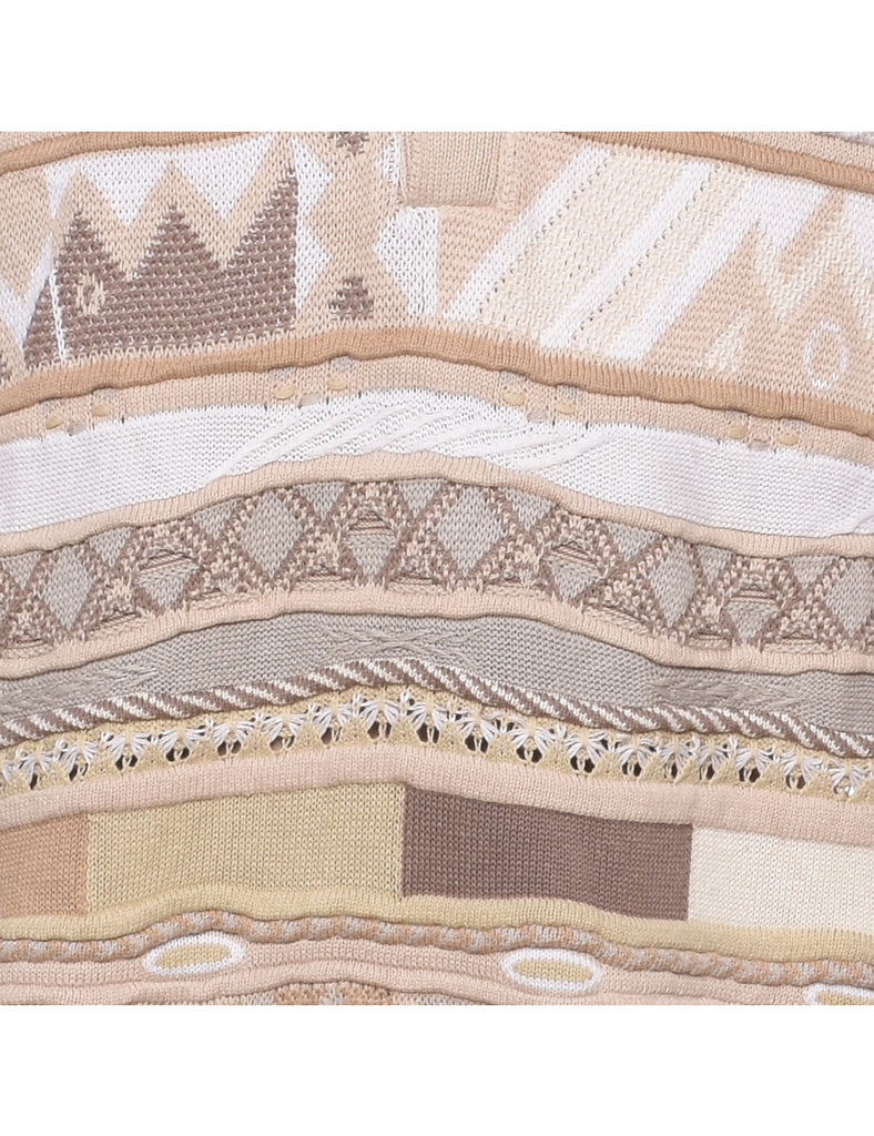 Geometric Pattern Jumper - L